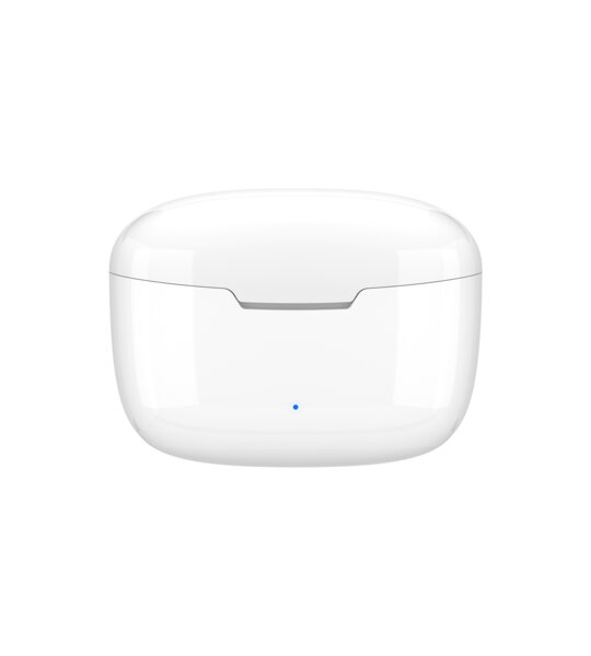 Bluetooth гарнитура Deppa Air Space TWS в зарядном футляре белая