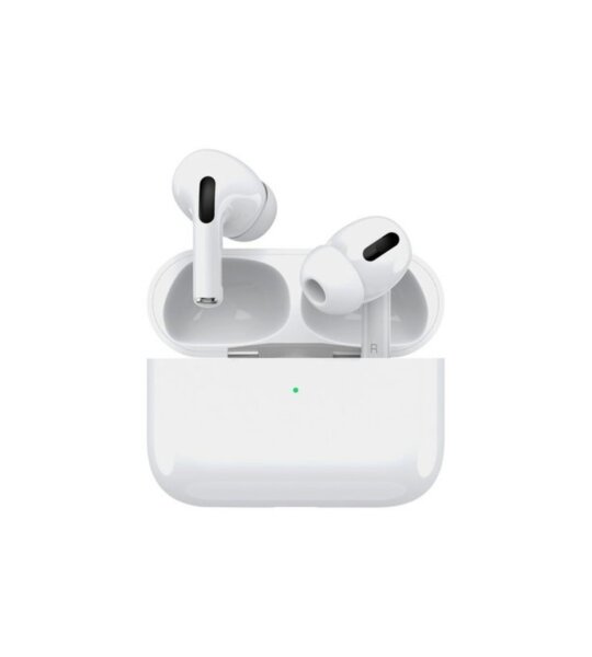 Bluetooth гарнитура Deppa Air Pro TWS в зарядном футляре белая