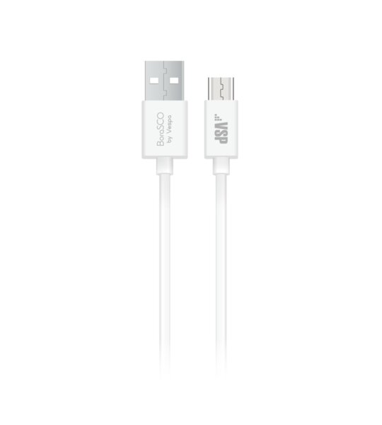 Дата-кабель micro-usb VSP 2А/1,0m белый