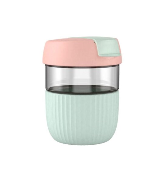 Кружка-непроливайка KissKissFish Rainbow Cup Pink-mint