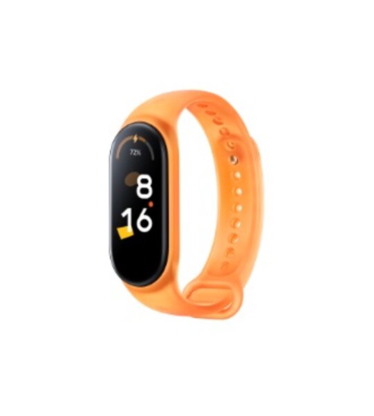 Ремешок Smart Band 7 Xiaomi силиконовый неоновый оранжевый