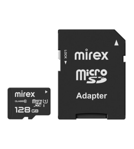 Карта памяти Micro SD 128Gb Mirex UHS-I 1.0 class 10
