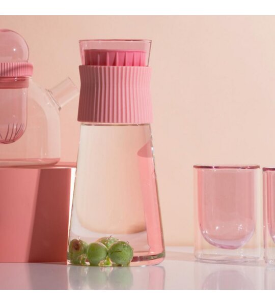 Стакан KissKissFish Levitate Water Glass Pink