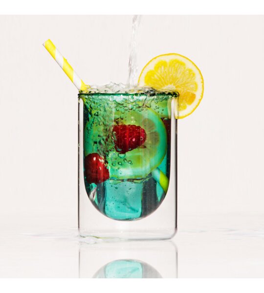 Стакан KissKissFish Levitate Water Glass Green