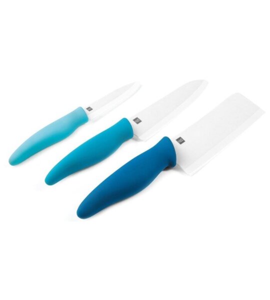 Набор ножей с разделочной доской Huo Hou Ceramic Knife 3+1