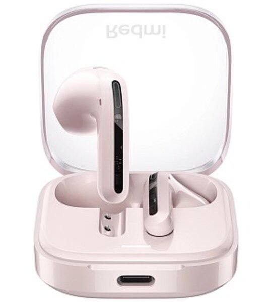 Гарнитура беспроводная Redmi Buds 6 Active прозрачный пудровый