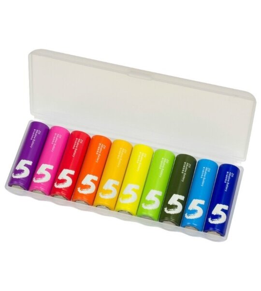 Элемент питания щелочной Rainbow Batteries AA/10шт. Xiaomi блистер