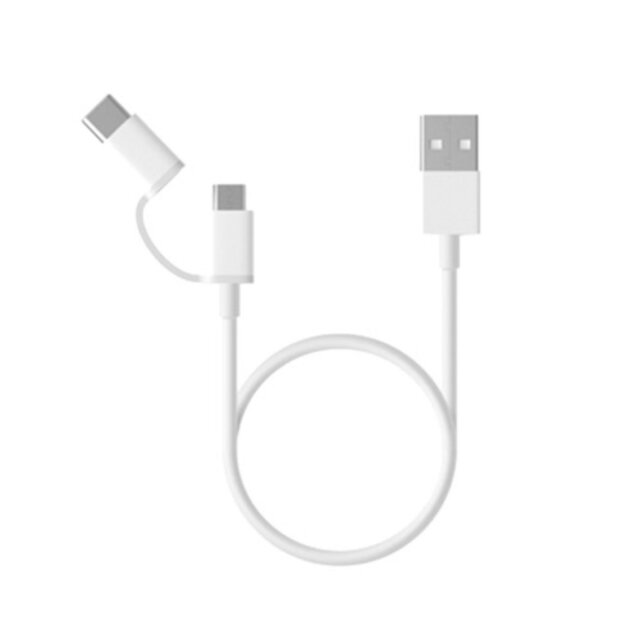 Дата-кабель micro-usb/type-c Xiaomi 0,3m белый