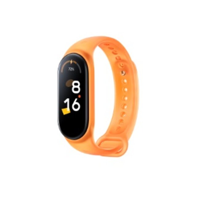 Ремешок Smart Band 7 Xiaomi силиконовый неоновый оранжевый