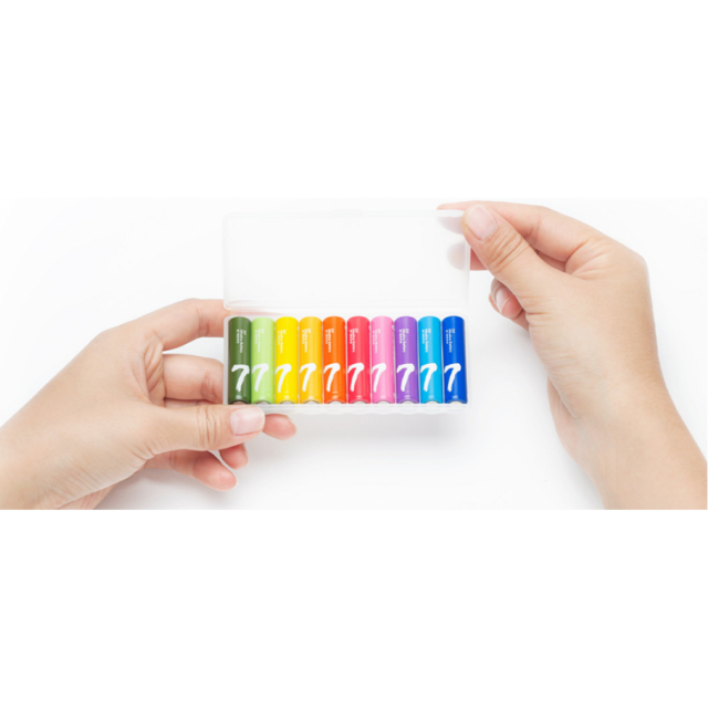 Элемент питания щелочной Rainbow Batteries AAA/10шт. Xiaomi блистер